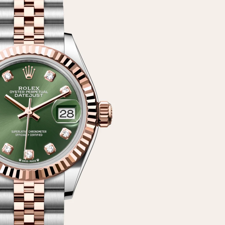 Rolex Lady-Datejust Everose Gold Rolesor Oystersteel